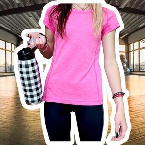 Pink athletic short sleeve